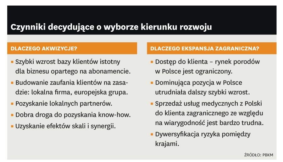 Strategia wzrostu oparta na zagranicznych przejęciach 